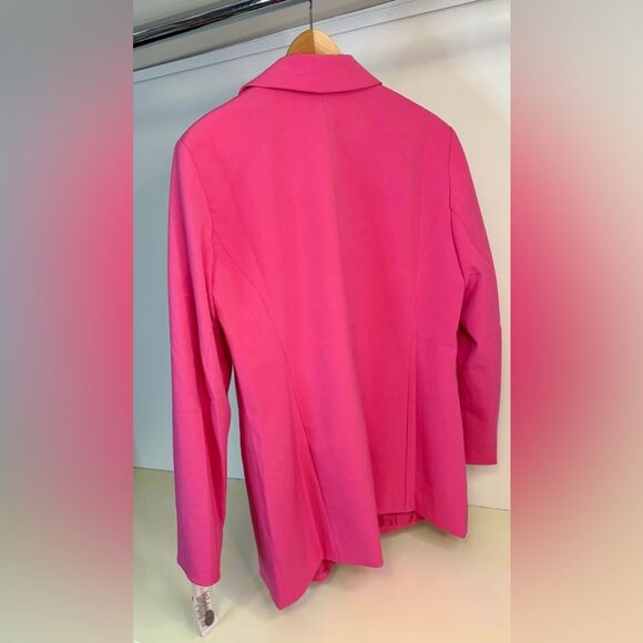 NWT Bar III Pink Double-Breasted Women's Blazer XL - Picture 2 of 3